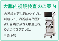 大腸内視鏡検査のご案内